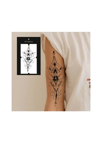 Тату "Мандала - лотос" QC-911 Tattooshka (256784911)