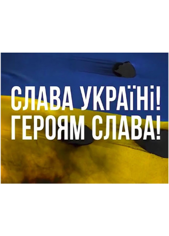 Репродукция на холсте "Слава Украина" 9060 No Brand (256783472)