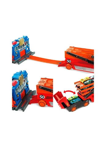 Машинка Action Мега-транспортер (GHR48) Hot Wheels (256783363)