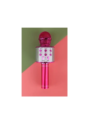 Караоке микрофон з світлом WS-858L No Brand (256784003)