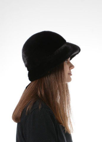 Жіночий зимовий норковий капелюх Меховой Стиль чарли (256870234)