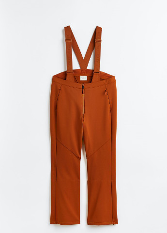 Коричневые кэжуал зимние брюки H&M