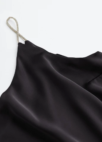 Комбінезон H&M однотонний чорний діловий