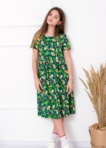 Зелёное платье для девочки (подростковое) р. 134см авокадо носи своє (6257-002-v12) Носи своє (256850147)