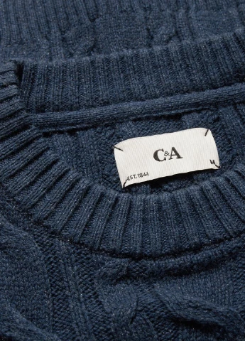 Синій зимовий светр C&A