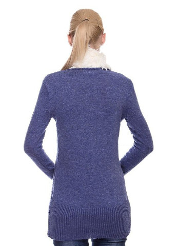 Синий демисезонный свитер пуловер Number Nine