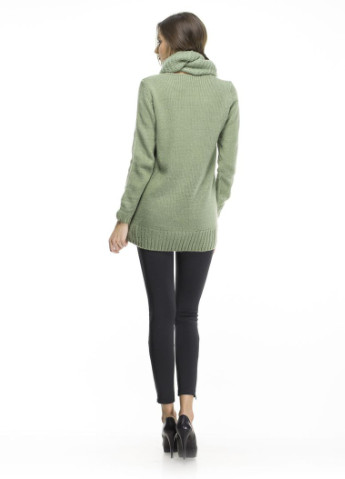 Світло-зелений демісезонний свитер пуловер Number Nine