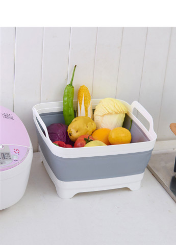 Складаний кошик для миття і зберігання овочів, фруктів No Brand (256917757)