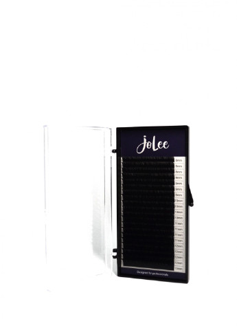 Ресницы для наращивания SUPER MINK LASH 20 линий MIX черные, изгиб, толщина 0.07мм, длина 8-13мм JoLee C (256901252)