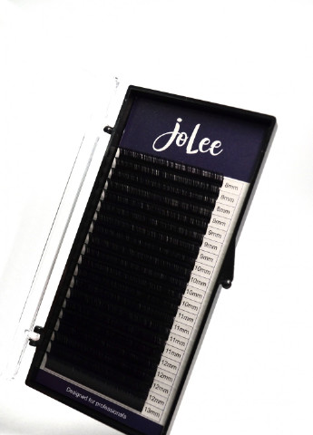Ресницы для наращивания SUPER MINK LASH 20 линий MIX черные, изгиб, толщина 0.07мм, длина 8-13мм JoLee C (256901252)