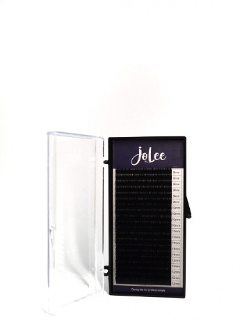 Вії для нарощування SUPER MINK LASH 20 ліній MIX чорні, вигин, товщина 0.10мм, довжина 8(2)*9(4)*10(4)*11(5)*12(5) JoLee C (256901253)