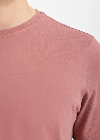 Кавова футболка чоловіча з круглим вирізом Роза