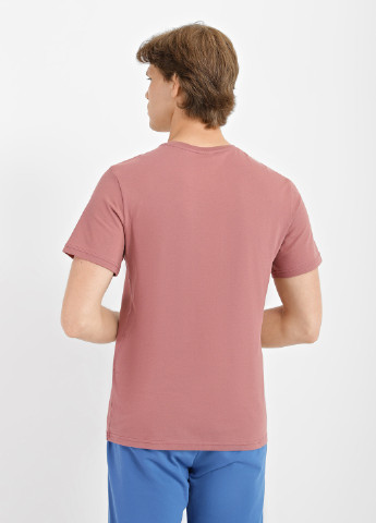 Кавова футболка чоловіча з круглим вирізом Роза