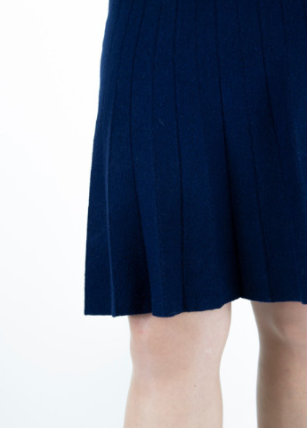 Синяя кэжуал однотонная юбка JEANSclub колокол