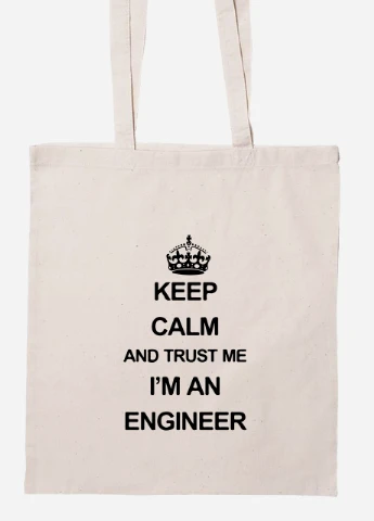 Еко-сумка шоппер Keep Calm (92102-2008-BG) бежева MobiPrint Lite (256923123)