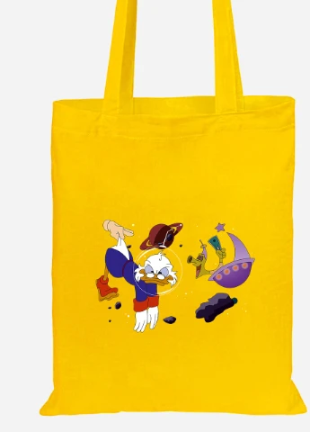 Эко сумка шопер Скрудж МакДак (92102-2025-SY) желтая MobiPrint Lite (256920424)