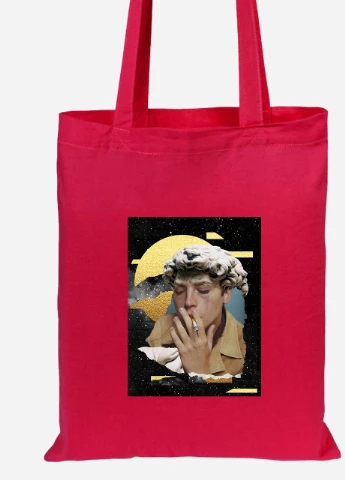 Эко сумка шопер Ривердэйл Джагхед Джонс (Riverdale) (92102-1591-RD) красная MobiPrint Lite (256923594)