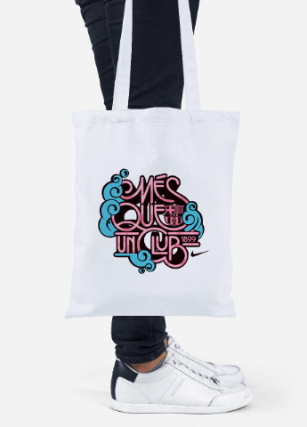 Еко-сумка шоппер Футбольний арт (92102-2035) біла MobiPrint Lite (256922031)