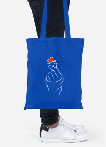 Еко-сумка шоппер БТС (BTS) (92102-1165-SK) голуба MobiPrint Lite (256921936)