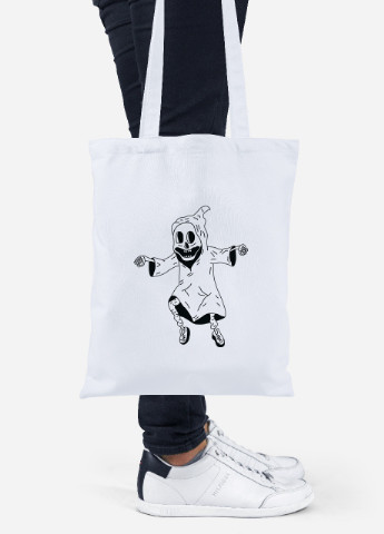 Еко-сумка шоппер Скелетон (92102-2085) біла MobiPrint Lite (256920922)
