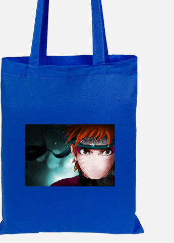 Еко-сумка шоппер Наруто Узумакі (Naruto Uzumaki) (92102-3085-SK) голуба MobiPrint lite (256920329)