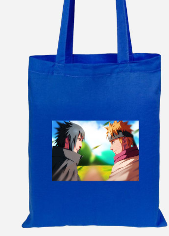 Еко-сумка шоппер Наруто (Naruto) (92102-3088-SK) голуба MobiPrint Lite (256922480)