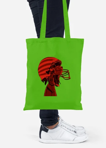 Еко-сумка шоппер Музика Gorillaz (92102-2016-LM) салатова MobiPrint Lite (256920266)