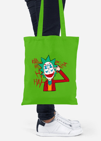 Еко-сумка шоппер Рік Санчез Рік та Морті (Rick Sanchez Rick and Morty) (92102-2932-LM) салатова MobiPrint Lite (256924720)