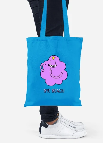 Еко-сумка шоппер Принцеса пухирця (Lumpy Space Princess) (92102-1578-BL) синя MobiPrint Lite (256924609)