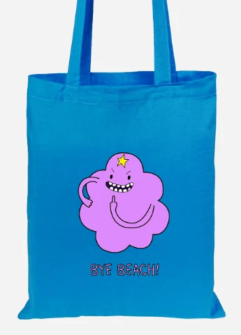 Еко-сумка шоппер Принцеса пухирця (Lumpy Space Princess) (92102-1578-BL) синя MobiPrint Lite (256924609)