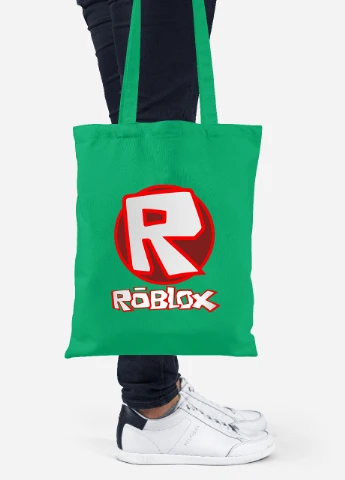Еко-сумка шоппер Roblox (92102-1708-KG) зелена MobiPrint Lite (256920821)