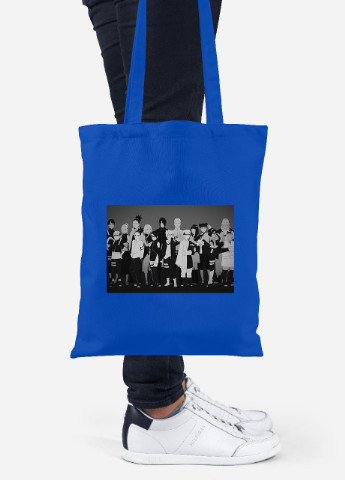 Еко-сумка шоппер Наруто (Naruto) (92102-3105-SK) голуба MobiPrint Lite (256921338)