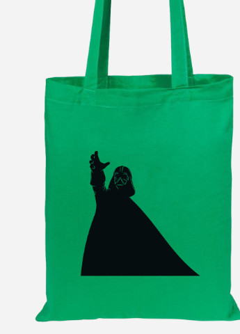 Еко-сумка шоппер Дарт Вейдер Зіркові Війни (92102-2045-KG) зелена MobiPrint Lite (256920427)