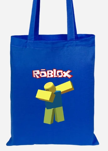 Еко-сумка шоппер Roblox (92102-1707-SK) голуба MobiPrint Lite (256921893)