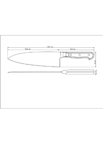 Ніж для суші CENTURY 203 мм Tramontina (256930726)