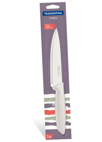 Нож Chef Plenus 152 мм Light grey Tramontina (256930687)