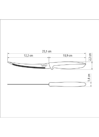 Нож для томатов PLENUS 127 мм Tramontina (256930678)