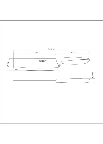Ніж кухарський PLENUS 178 мм Tramontina (256931683)