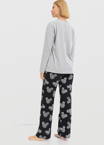 Серая всесезон пижама для женщин Роза