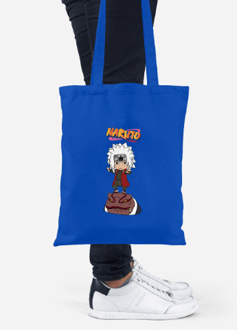 Еко-сумка шоппер Наруто Дзірайя (Naruto Jiraiya) (92102-3482-SK) голуба MobiPrint lite (256944759)