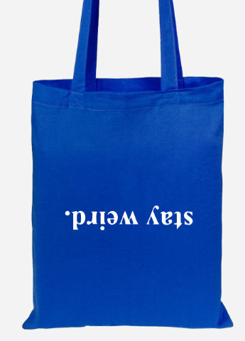 Эко сумка шопер Милое Авокадо (92102-3822-SK) голубая MobiPrint lite (256945036)