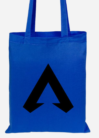 Эко сумка шопер Апекс леджендс,лого (Apex Legends logo) (92102-3495-SK) голубая MobiPrint lite (256945851)