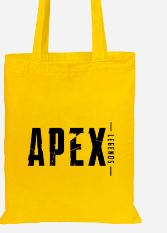 Эко сумка шопер Апекс ледженс лого(Apex Legends logo) (92102-3499-SY) желтая MobiPrint Lite (256945735)