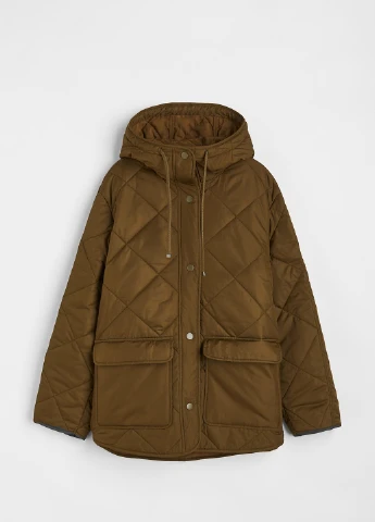 Оливкова (хакі) демісезонна куртка H&M