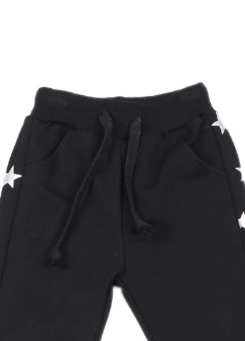 Черные спортивные демисезонные брюки No Brand