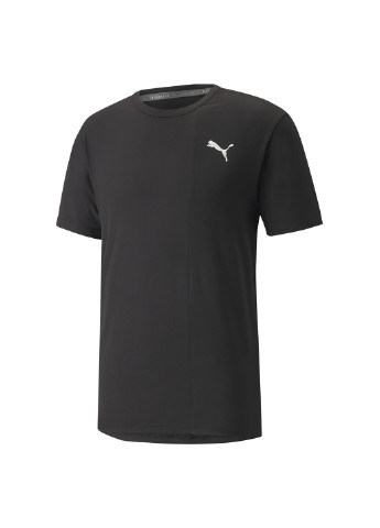 Черная демисезонная футболка cloudspun short sleeve men's training tee Puma