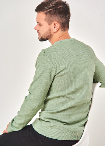 Мятный демисезонный свитер Figo
