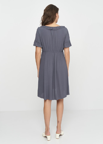 Сіро-голубий кежуал плаття для вагітних H&M однотонна