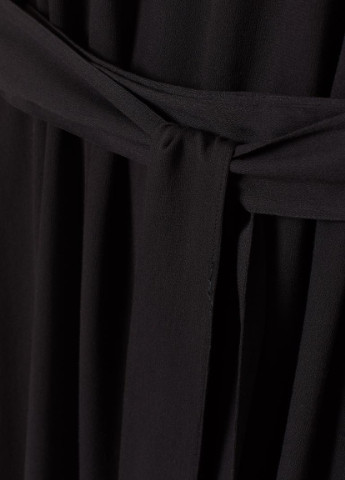 Чорна кежуал сукня H&M однотонна