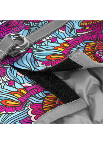 Шлея для собак мягкая c QR паспортом, рисунок "Лето" XS2 WAUDOG (257045771)